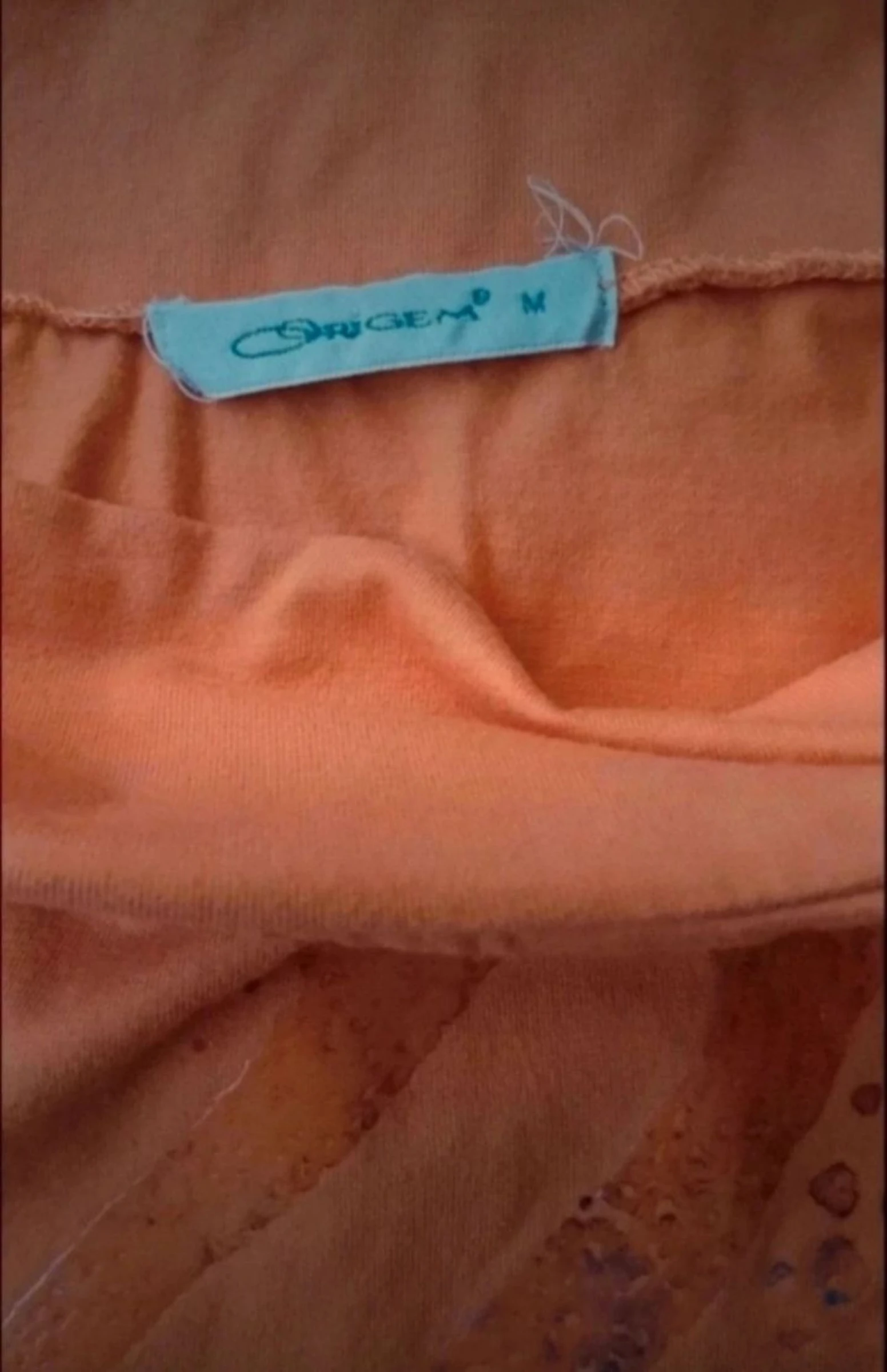 Schouder-over-schouder crop top M oranje / Bardot-trui naranja / Crop trui oranje bardot – photo 4